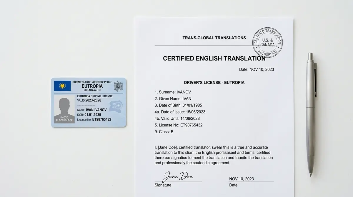 You are currently viewing Foreign driver’s license translation for USCIS and US DMV: complete 2026 guide
