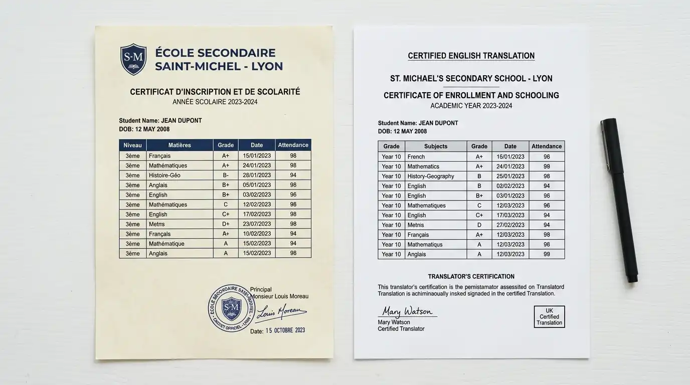 You are currently viewing Foreign school records and enrollment certificate translation for USCIS (2026)