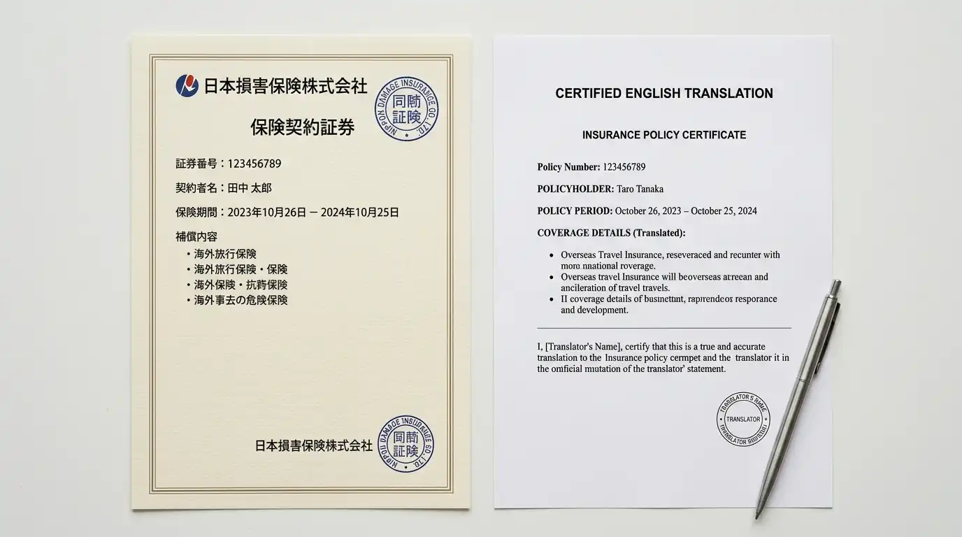 You are currently viewing Foreign insurance document translation for USCIS and US immigration purposes (2026)
