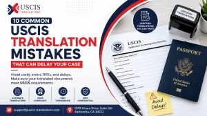 Read more about the article 10 Common USCIS Translation Mistakes That Can Delay Your Case