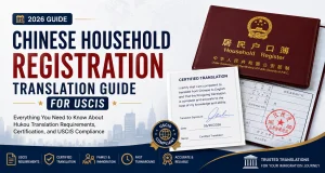 Read more about the article Chinese Household Registration Translation Guide for USCIS (2026)