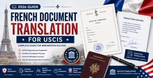 Read more about the article French Document Translation for USCIS – Complete Guide (2026)